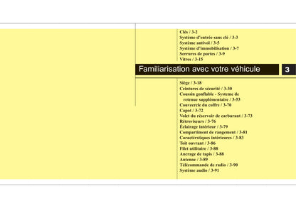 2011 Kia Rio Bedienungsanleitung | Französisch