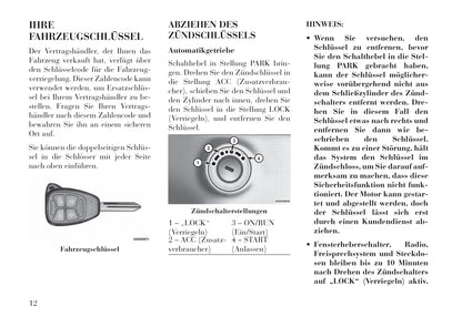 2012-2015 Lancia Flavia Gebruikershandleiding | Duits