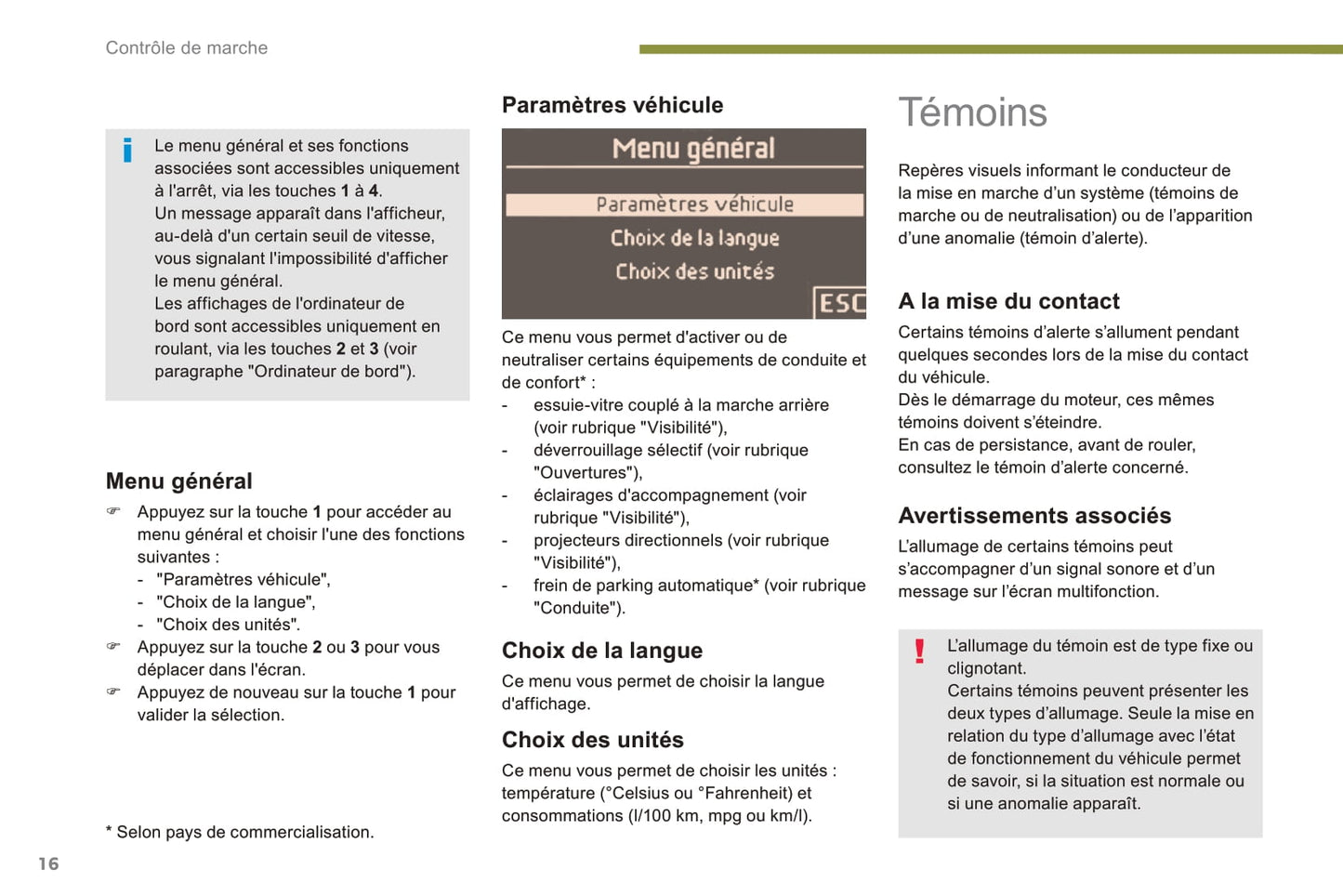 2014-2015 Peugeot 3008 Manuel du propriétaire | Français