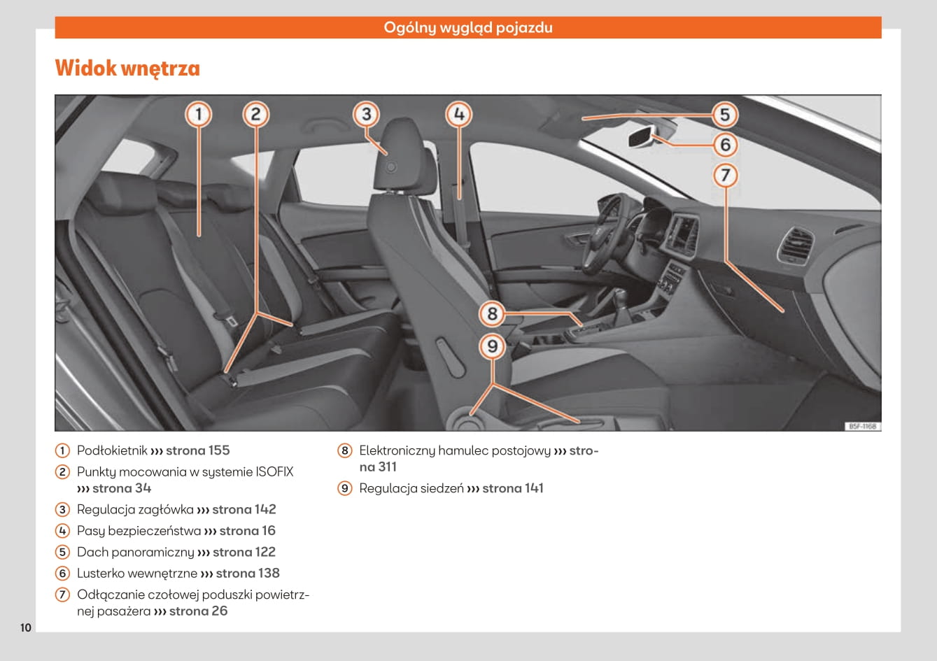 2017-2019 Seat Leon Manuel du propriétaire | Polonais