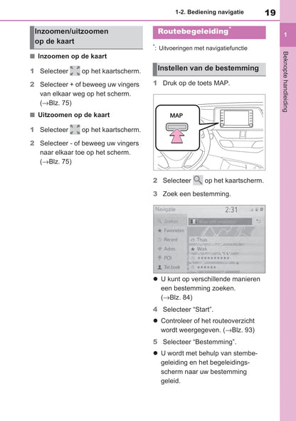 Toyota C-HR / C-HR Hybrid Navigatie- en Multimediasysteem Handleiding 2019