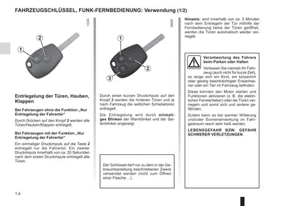 2016-2017 Renault Trafic Owner's Manual | German