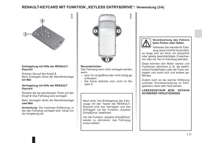 2016-2017 Renault Trafic Owner's Manual | German