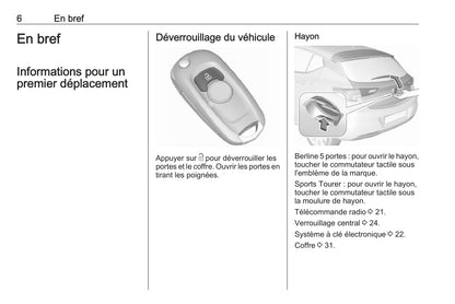 2018 Opel Astra Manuel du propriétaire | Français