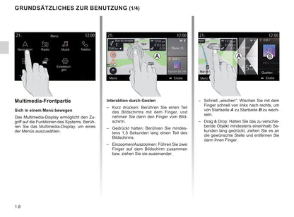 Renault Easy Connect Multimediasystemen Bedienungsanleitung 2021