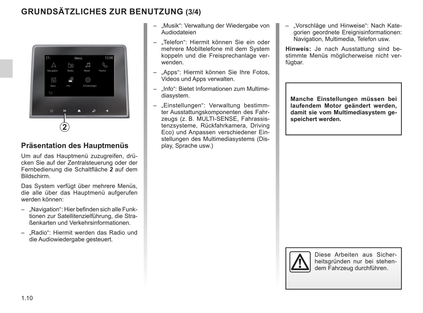 Renault Easy Connect Multimediasystemen Bedienungsanleitung 2021