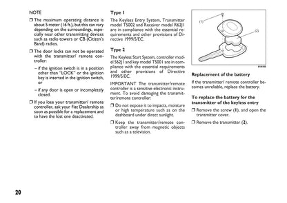 2007-2008 Fiat Sedici Owner's Manual | English