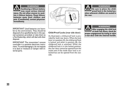 2007-2008 Fiat Sedici Owner's Manual | English