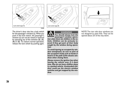 2007-2008 Fiat Sedici Owner's Manual | English