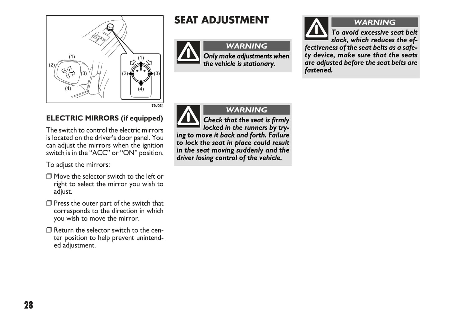 2007-2008 Fiat Sedici Owner's Manual | English