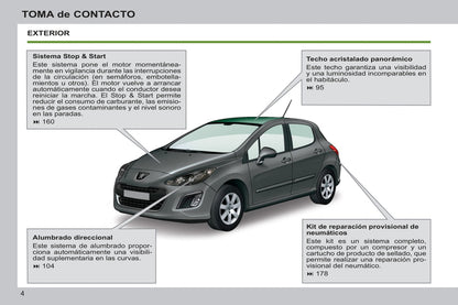 2012-2014 Peugeot 308 Manuel du propriétaire | Espagnol