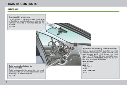 2012-2014 Peugeot 308 Manuel du propriétaire | Espagnol