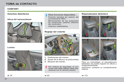 2012-2014 Peugeot 308 Manuel du propriétaire | Espagnol