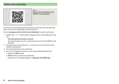 2017-2018 Skoda Octavia Owner's Manual | Dutch