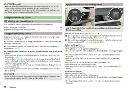 2017-2018 Skoda Octavia Owner's Manual | Dutch