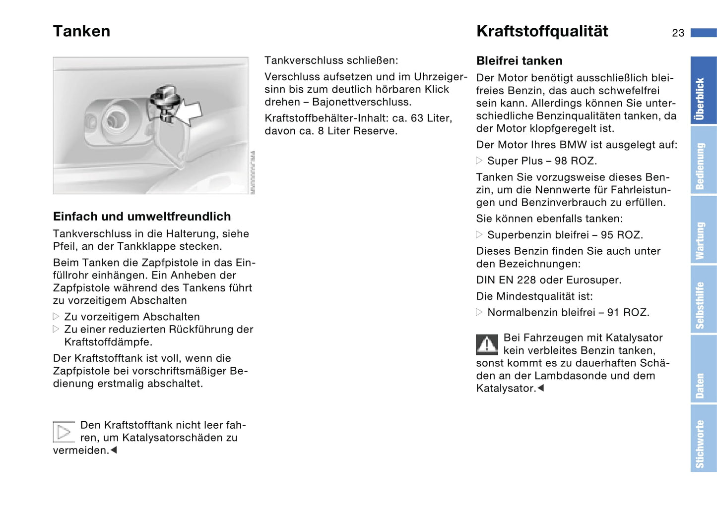 2002 BMW 3 Series Touring Gebruikershandleiding | Duits