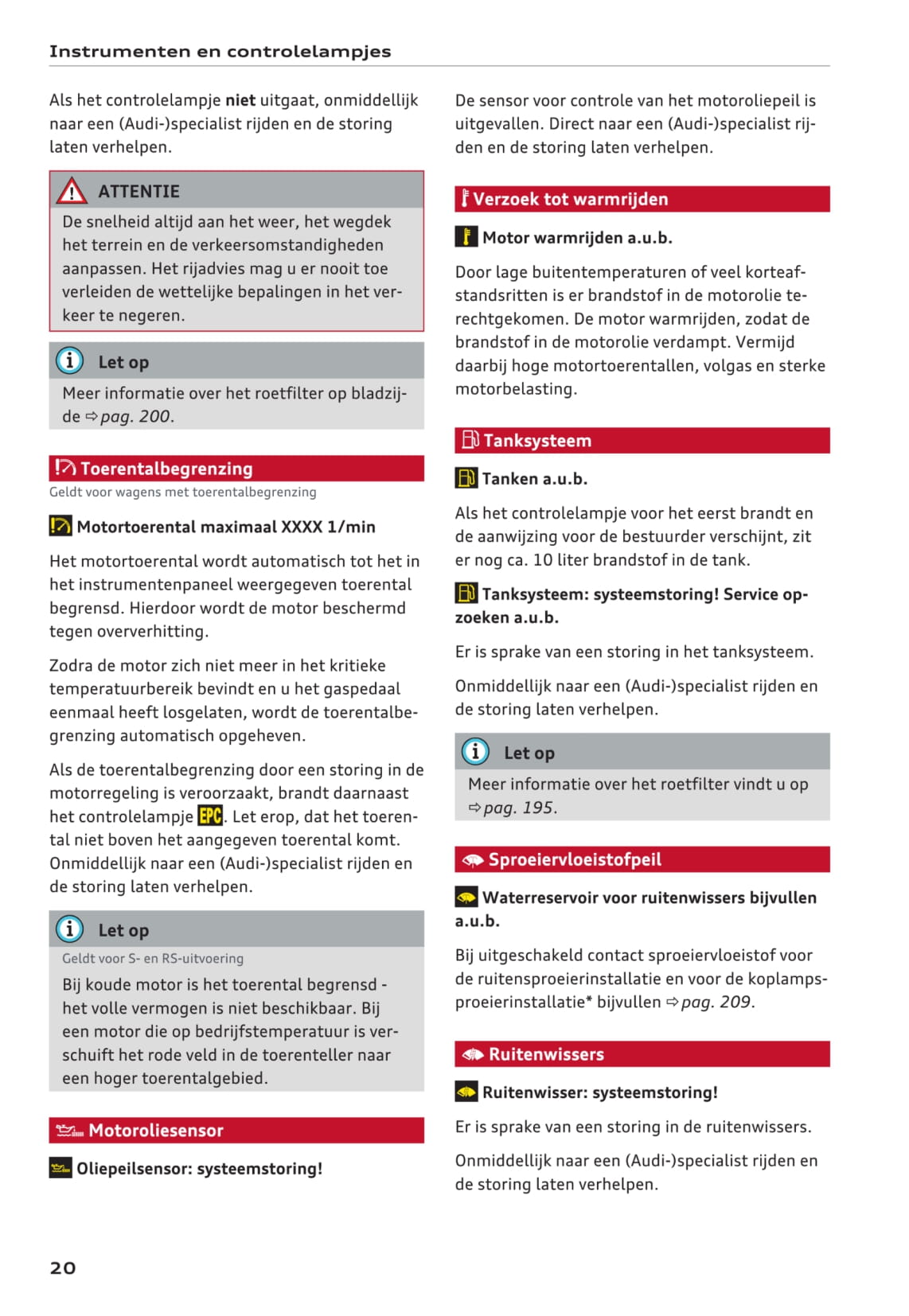 2014-2018 Audi A6 Gebruikershandleiding | Nederlands