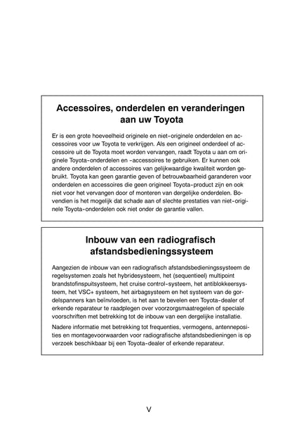 2008-2009 Toyota Prius Gebruikershandleiding | Nederlands