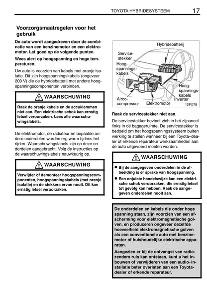 2008-2009 Toyota Prius Gebruikershandleiding | Nederlands