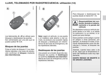 2020-2021 Renault Master Owner's Manual | Spanish