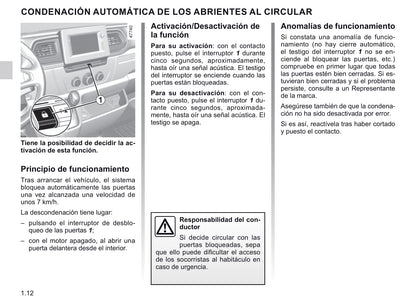 2020-2021 Renault Master Owner's Manual | Spanish