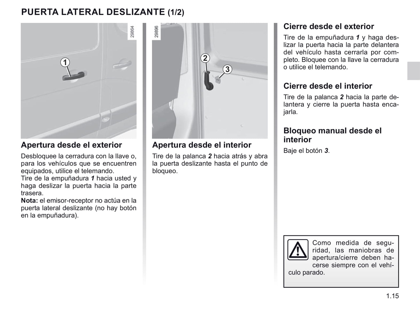 2020-2021 Renault Master Owner's Manual | Spanish