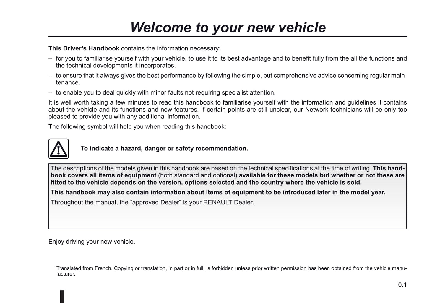 2008-2013 Renault Kangoo Manuel du propriétaire | Anglais