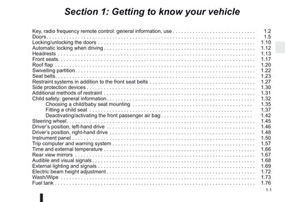 2008-2013 Renault Kangoo Manuel du propriétaire | Anglais