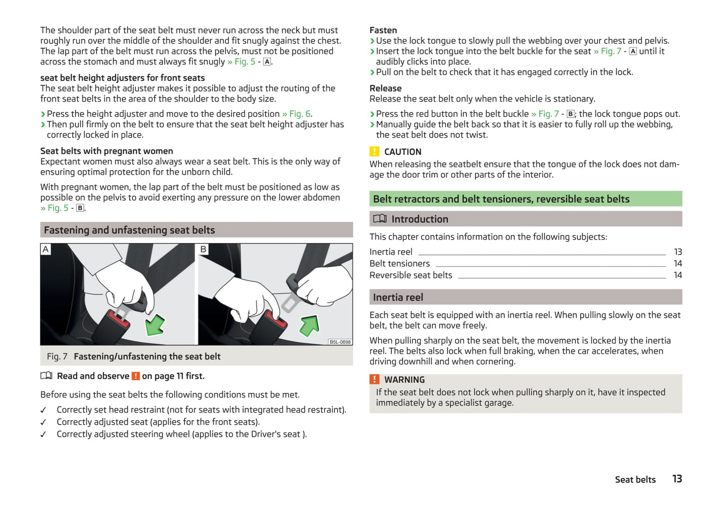 2015-2016 Skoda Superb Owner's Manual | English