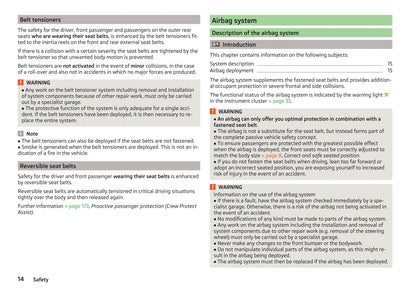 2015-2016 Skoda Superb Owner's Manual | English