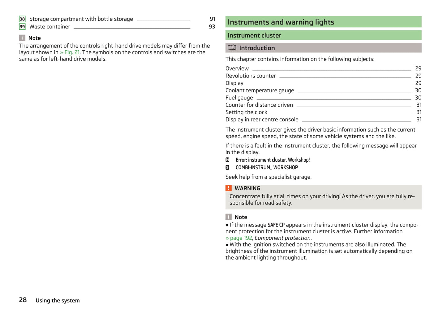 2015-2016 Skoda Superb Owner's Manual | English