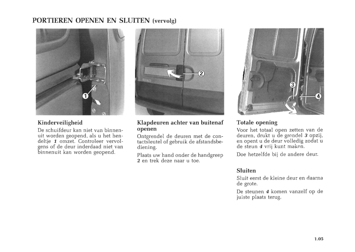 1997-2003 Renault Kangoo Manuel du propriétaire | Néerlandais