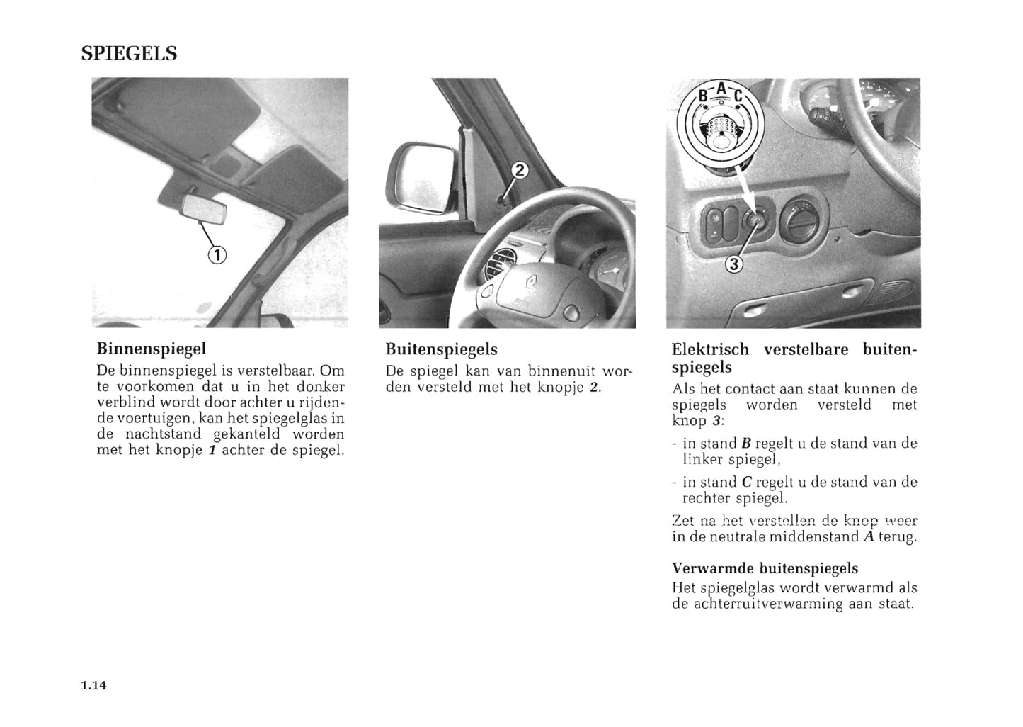 1997-2003 Renault Kangoo Manuel du propriétaire | Néerlandais