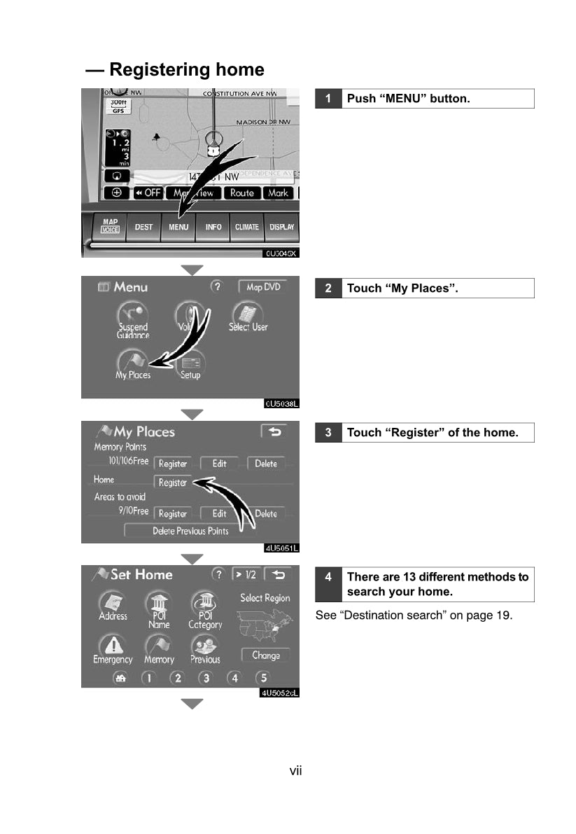 Lexus RX 400H Navigationsystem Bedienungsanleitung 2008