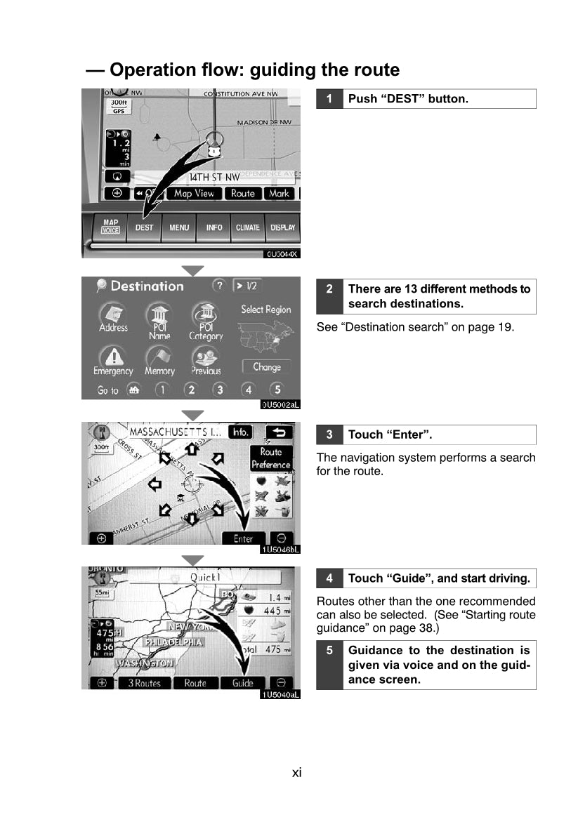 Lexus RX 400H Navigationsystem Bedienungsanleitung 2008