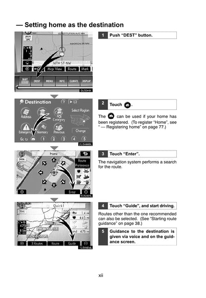 Lexus RX 400H Navigationsystem Bedienungsanleitung 2008