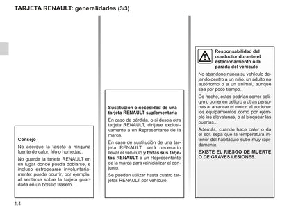 2017-2019 Renault Captur Manuel du propriétaire | Espagnol