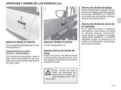 2017-2019 Renault Captur Manuel du propriétaire | Espagnol