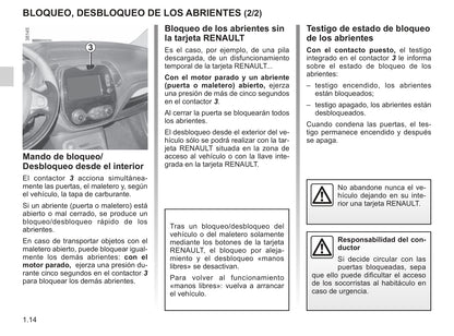 2017-2019 Renault Captur Manuel du propriétaire | Espagnol