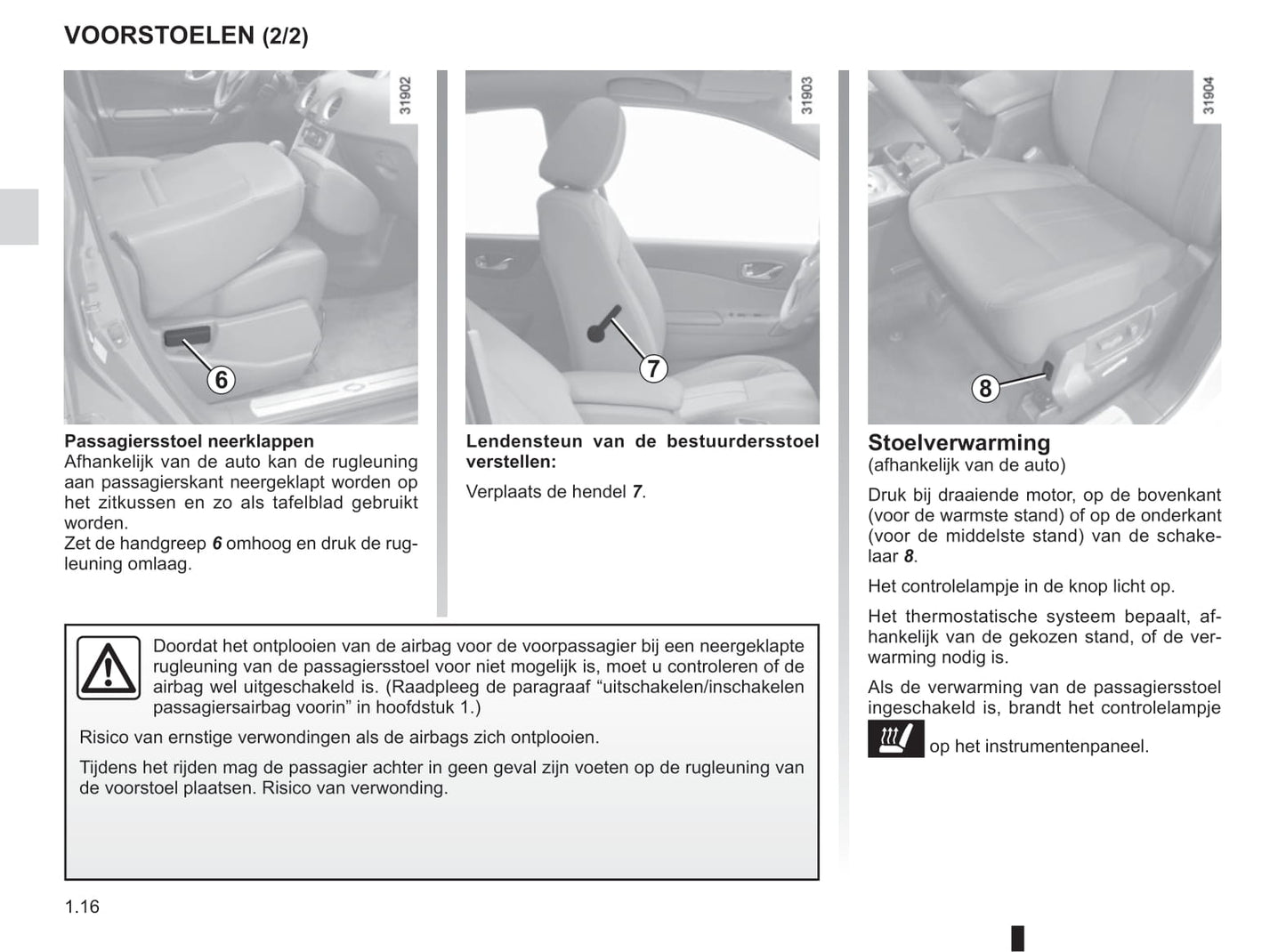 2011-2013 Renault Koleos Manuel du propriétaire | Néerlandais