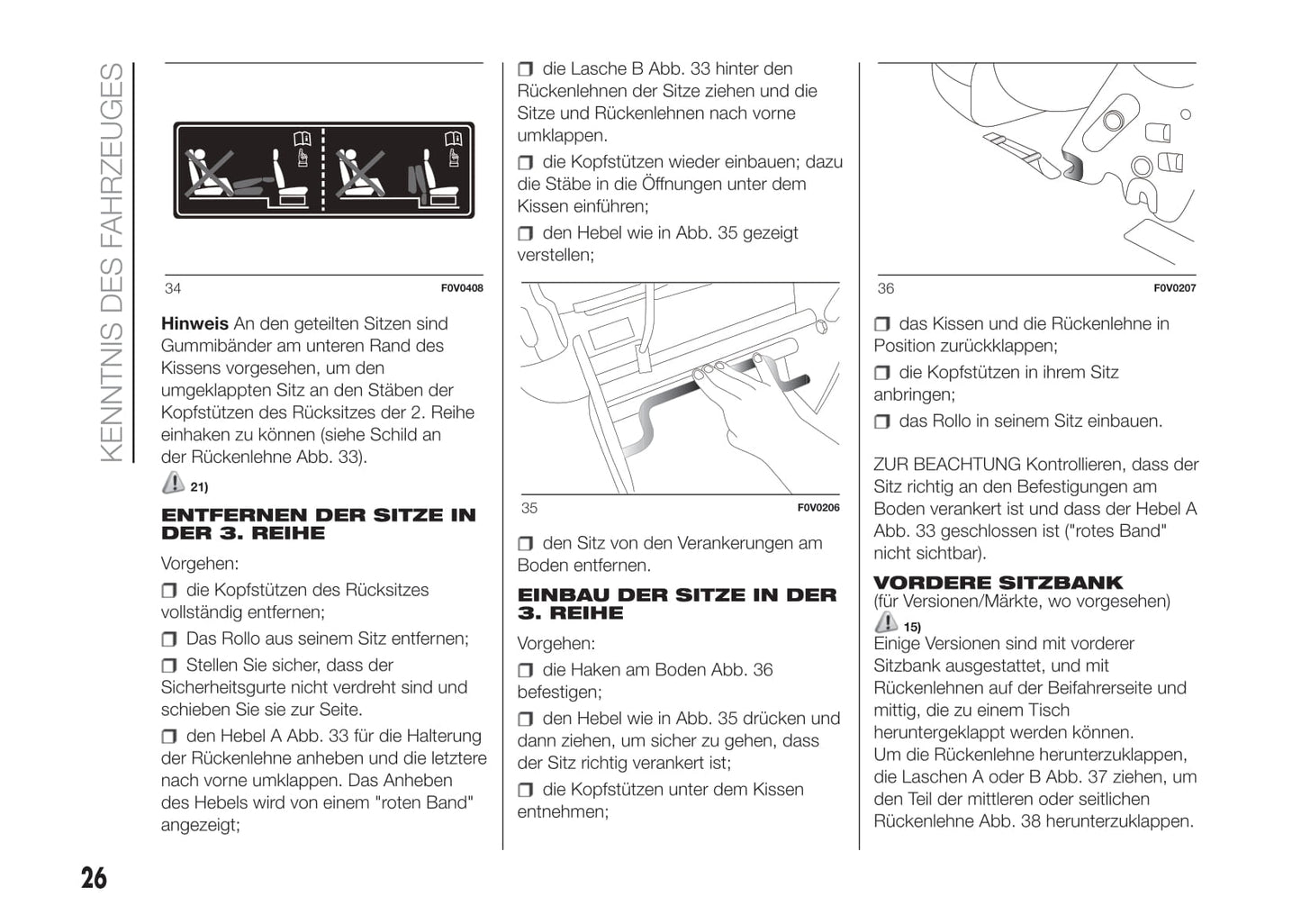 2016-2017 Fiat Doblò Gebruikershandleiding | Duits