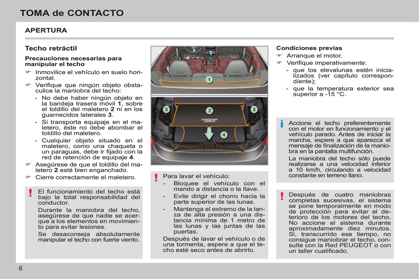 2011-2013 Peugeot 308 CC Manuel du propriétaire | Espagnol