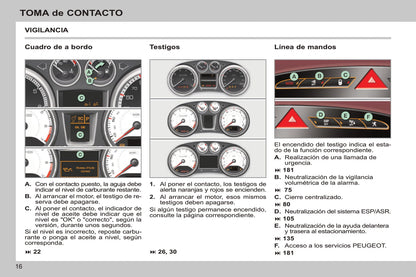 2011-2013 Peugeot 308 CC Manuel du propriétaire | Espagnol