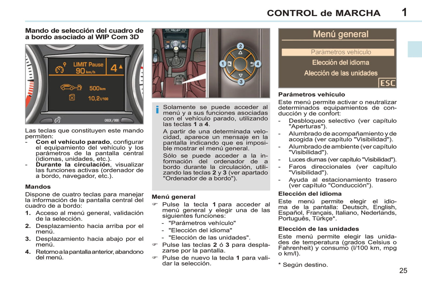 2011-2013 Peugeot 308 CC Manuel du propriétaire | Espagnol