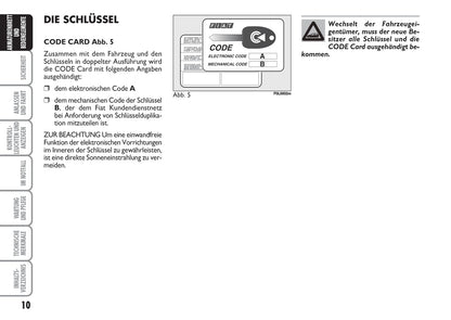 2009-2010 Fiat Croma Gebruikershandleiding | Duits