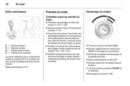 2014-2017 Opel Ampera Owner's Manual | French