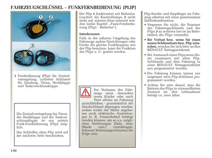 2001-2003 Renault Avantime Manuel du propriétaire | Allemand