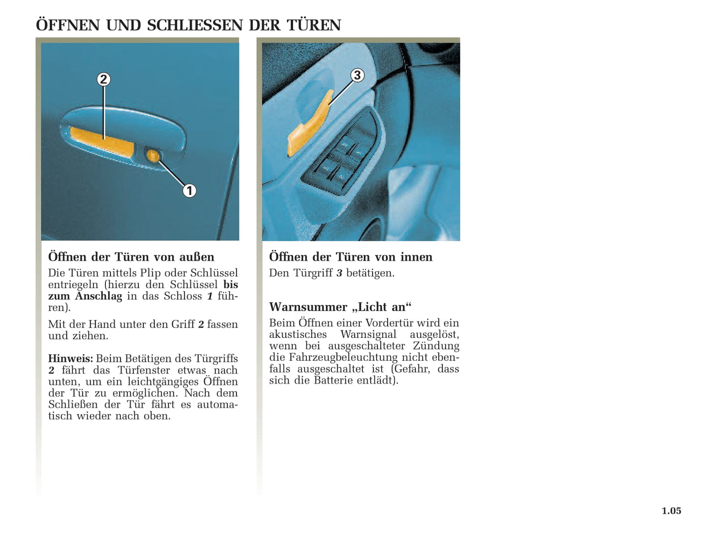 2001-2003 Renault Avantime Manuel du propriétaire | Allemand