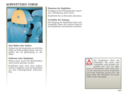 2001-2003 Renault Avantime Manuel du propriétaire | Allemand