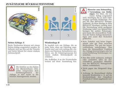 2001-2003 Renault Avantime Manuel du propriétaire | Allemand